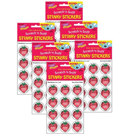 TREND Berry Good/Strawberry Scented Stickers, 144PK T83601